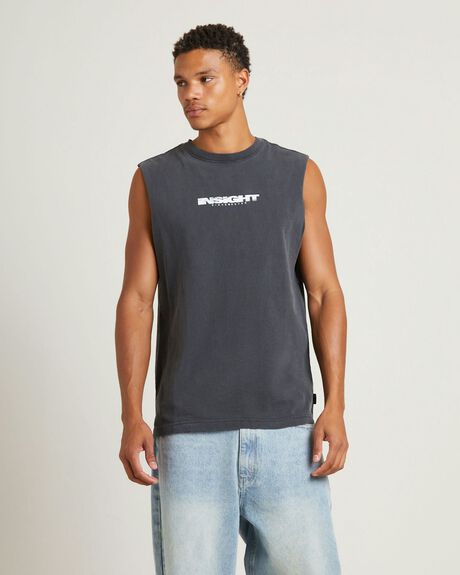 BLACK MENS CLOTHING INSIGHT T-SHIRTS + SINGLETS - INMW24866-BLK-S