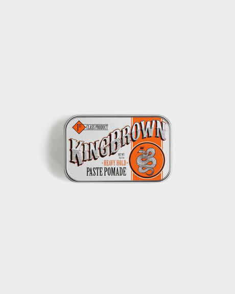 HEAVY HOLD BEAUTY GROOMING KING BROWN POMADE  - KBHHP