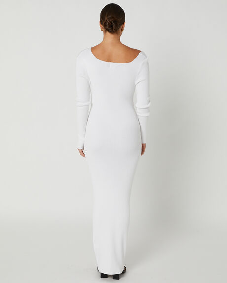 WHITE WOMENS CLOTHING SNDYS DRESSES - SFD740WHT