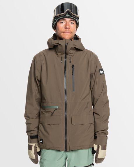 CANTEEN SNOW MENS QUIKSILVER SNOW JACKET - EQYTJ03449-CQP0