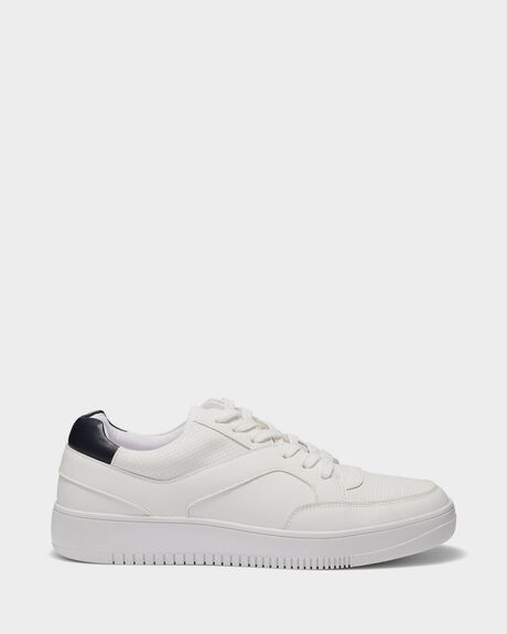 WHITE MENS FOOTWEAR UNCUT SNEAKERS - MAPR2001WHT