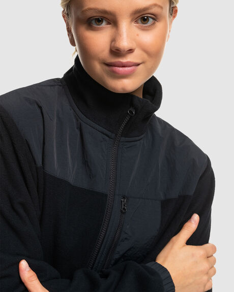 ANTHRACITE WOMENS CLOTHING ROXY JUMPERS - ERJPF03141-KVJ0