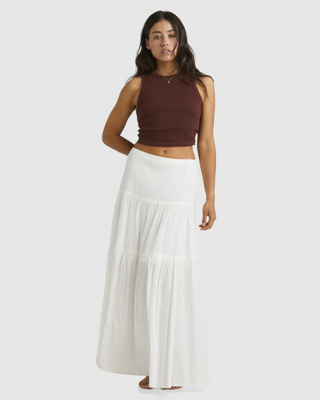 WHITE WOMENS CLOTHING BILLABONG SKIRTS - UBJWK00115-WHT