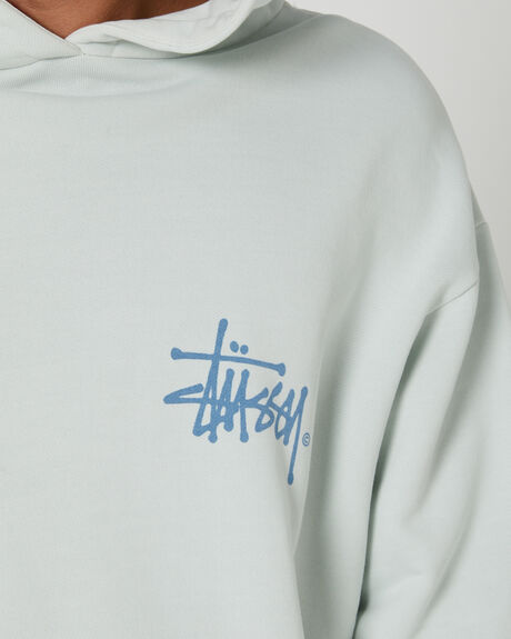 TRANQUIL BLUE MENS CLOTHING STUSSY HOODIES - ST035203TBLUE