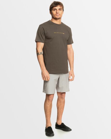 EARTH MENS CLOTHING QUIKSILVER T-SHIRTS + SINGLETS - UQMZT03274-KSL0