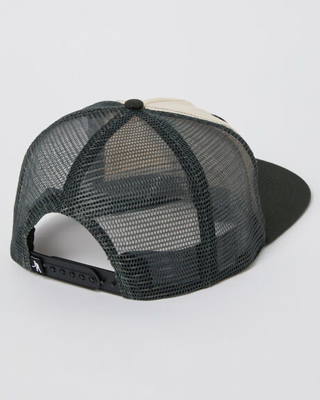 PINE GREEN OFF WHITE MENS ACCESSORIES PASS PORT HEADWEAR - PPPR39460201