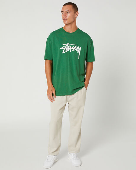 KELLY GREEN MENS CLOTHING STUSSY GRAPHIC TEES - ST035000GREEN