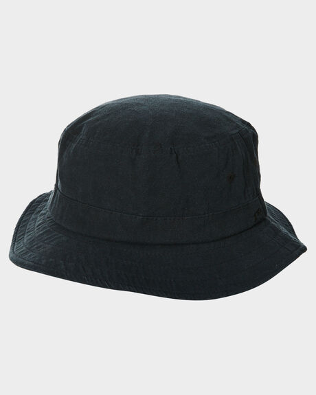 WORN BLACK MENS ACCESSORIES RUSTY HEADWEAR - HHM0402WNB