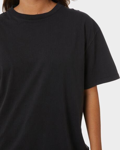 WASHED BLACK WOMENS CLOTHING SILENT THEORY TEES - 60X5011WBLK