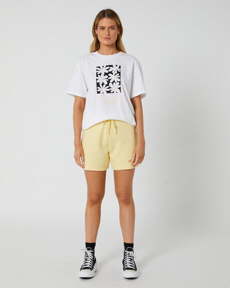 WHITE WOMENS CLOTHING HURLEY T-SHIRTS + SINGLETS - WTSSP23DFTWHT