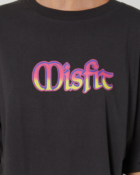 BLACK WOMENS CLOTHING MISFIT TEES - MT135005BLK