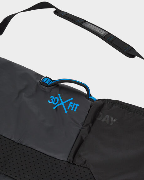 BLACK SURF ACCESSORIES FCS BOARD COVERS - BDY-096-LB-BLKBLK