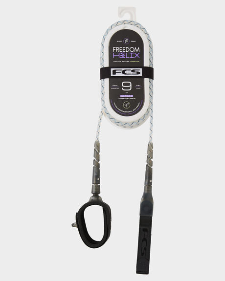 NATURAL BLACK SURF ACCESSORIES FCS LEASHES - FHAA-NTB-09FNATBK