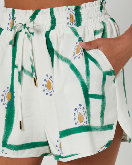 SIRUS GRID WOMENS CLOTHING SANCIA SHORTS - 1412A_SG