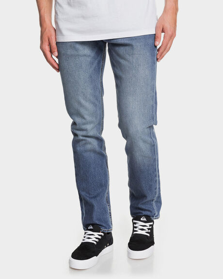 AGED MENS CLOTHING QUIKSILVER JEANS - EQYDP03404-BJQW