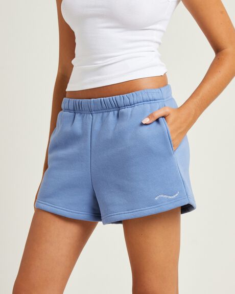 STEEL BLUE WOMENS CLOTHING SUBTITLED SHORTS - SBWW23606-BLU