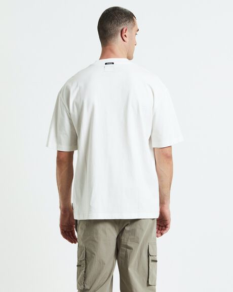 WHITE MENS CLOTHING STANDARD JEAN CO GRAPHIC TEES - 52620500027