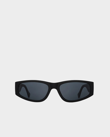MATT BLACK MENS ACCESSORIES REALITY EYEWEAR SUNGLASSES - REA-RUSH-MBLK