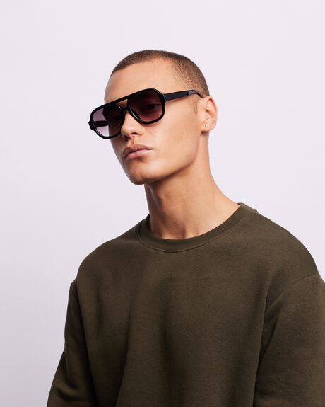 BLACK MENS ACCESSORIES REALITY EYEWEAR SUNGLASSES - REA-SPE-BLK
