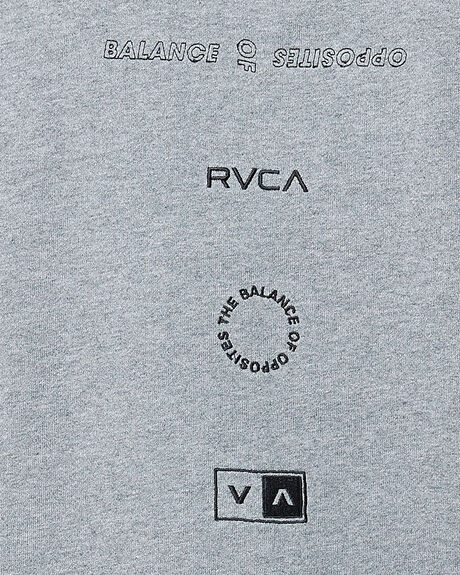 GREY MARLE MENS CLOTHING RVCA JUMPERS - RV-R107154-GYM