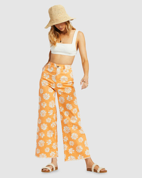 ORANGE PEEL WOMENS CLOTHING BILLABONG PANTS - ABJNP00352-NGZ0