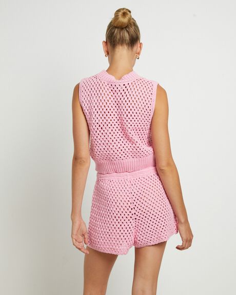 PINK WOMENS CLOTHING FLEUR BY BLANCA STUDIO TOPS - GPW0000948-PNK