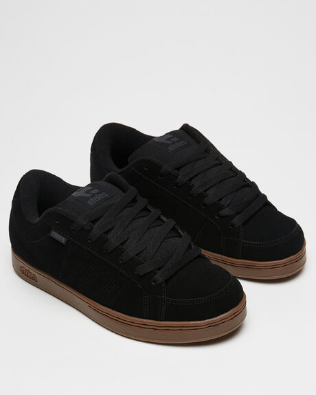 BLACK GREY HUM MENS FOOTWEAR ETNIES SNEAKERS - 4101000091566