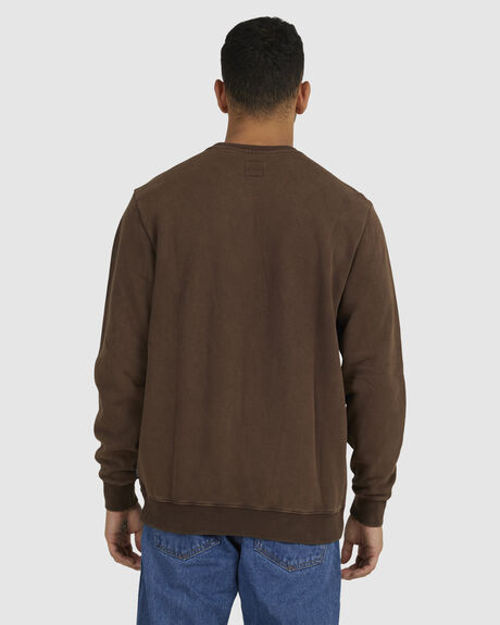 COFFEE MENS CLOTHING RVCA JUMPERS - UVYFT00183-CQV0