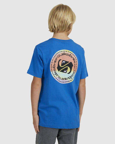 SNORKEL BLUE KIDS BOYS QUIKSILVER TOPS - UQBZT03323-BRT0