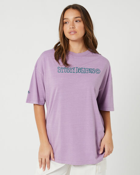 LILAC WOMENS CLOTHING STUSSY TEES - ST121010LIL