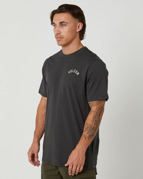 ASPHALT BLACK MENS CLOTHING VOLCOM T-SHIRTS + SINGLETS - A5002301-ASB