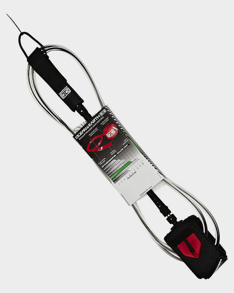 BLACK SURF ACCESSORIES OCEAN AND EARTH LEASHES - LR70BLK