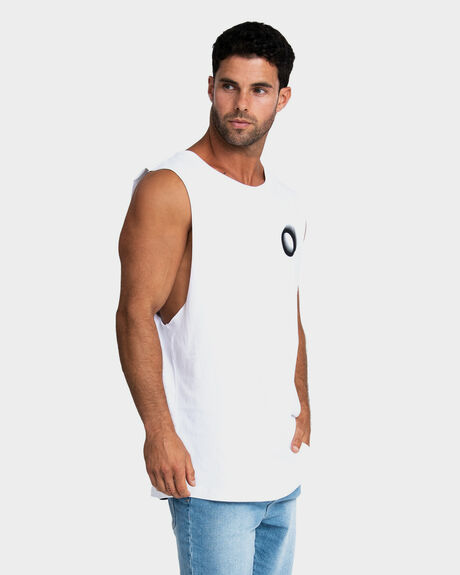 WHITE MENS CLOTHING ONEBYONE SINGLETS + TANKS - OBO-1026-S