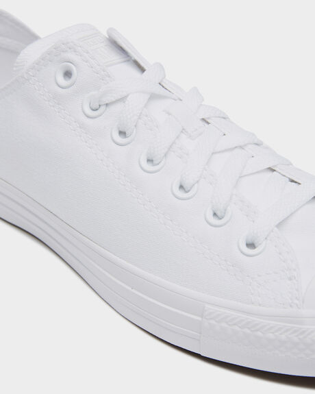 WHITE MONOCHROME MENS FOOTWEAR CONVERSE SNEAKERS - 1U647WHTM