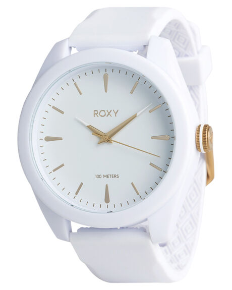 Roxy Messenger P Watch White Yellow Gold SurfStitch