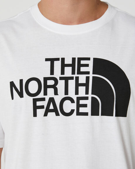TNF WHITE/TNF BLACK MENS CLOTHING THE NORTH FACE T-SHIRTS + SINGLETS - NF0A812MLA9