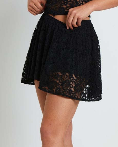 BLACK WOMENS CLOTHING ALICE IN THE EVE SKIRTS - 1000105888-BLK-XXS
