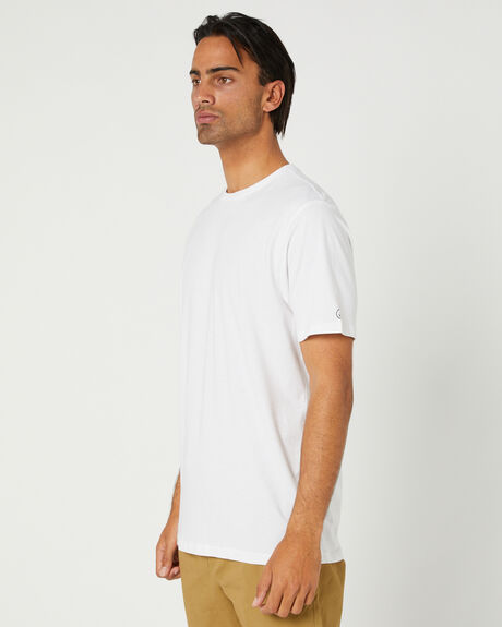 WHITE MENS CLOTHING VOLCOM BASIC TEES - A5032274WHT