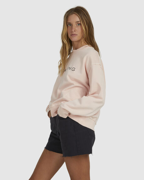 CLOUD PINK WOMENS CLOTHING BILLABONG JUMPERS - UBJFT00134-MCW0