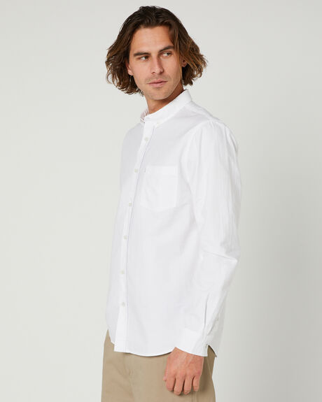 WHITE MENS CLOTHING ACADEMY BRAND SHIRTS - BA811WHT