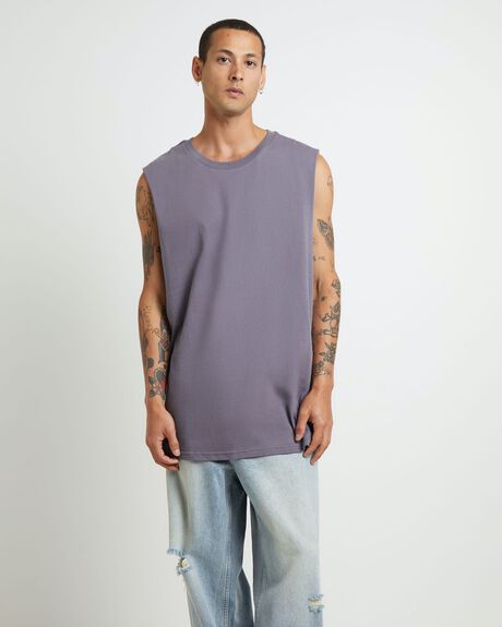 GREY MENS CLOTHING GENERAL PANTS CO. BASICS T-SHIRTS + SINGLETS - 1000105460-GRY-S