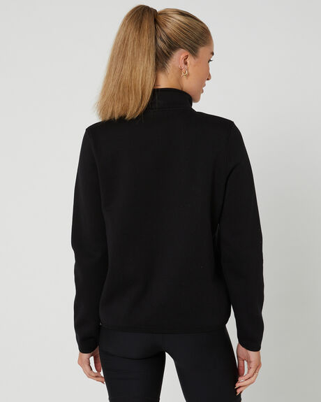 BLACK WOMENS CLOTHING HURLEY JUMPERS - AWFL23Q1HTBLK