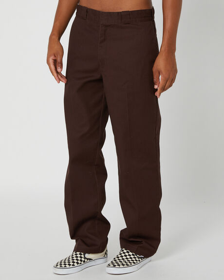 DARK BROWN MENS CLOTHING DICKIES PANTS - DCK874DBRN