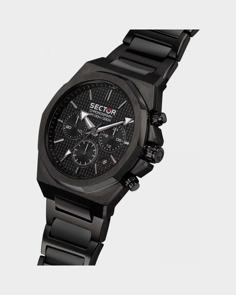 BLACK MENS ACCESSORIES SECTOR WATCHES - R3273628001