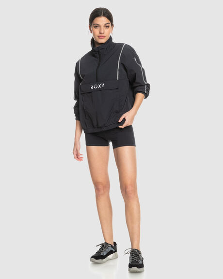ANTHRACITE WOMENS CLOTHING ROXY COATS + JACKETS - ERJJK03565-KVJ0