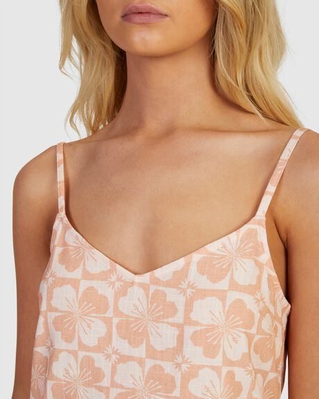 PALE DOGWOOD SUN WOMENS CLOTHING ROXY DRESSES - URJWD03114-NDS7