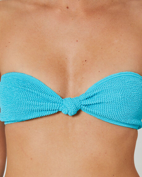 TEAL WOMENS SWIMWEAR BOND EYE BIKINI TOPS - BOUND133ETEAL