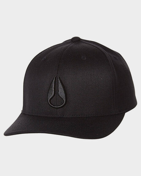 ALL BLACK MENS ACCESSORIES NIXON HEADWEAR - C1075001ABLK