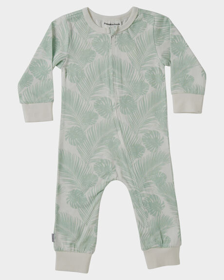 GREEN LEAVES KIDS BABY PUMPKIN PATCH CLOTHING - 20B8014OSGGRNLV