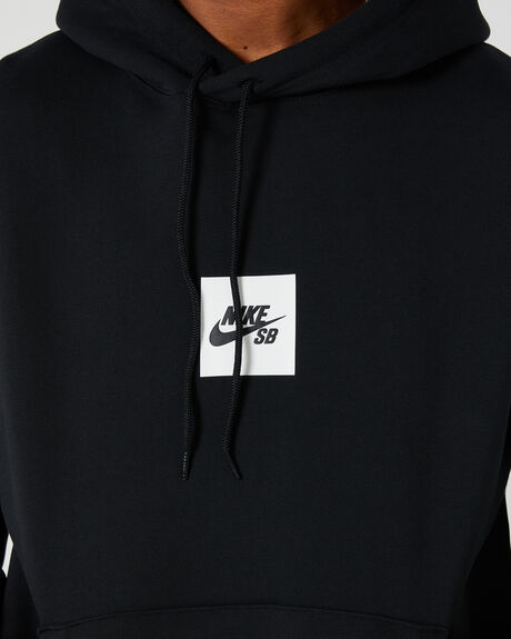 BLACK MENS CLOTHING NIKE HOODIES - DV8839-010